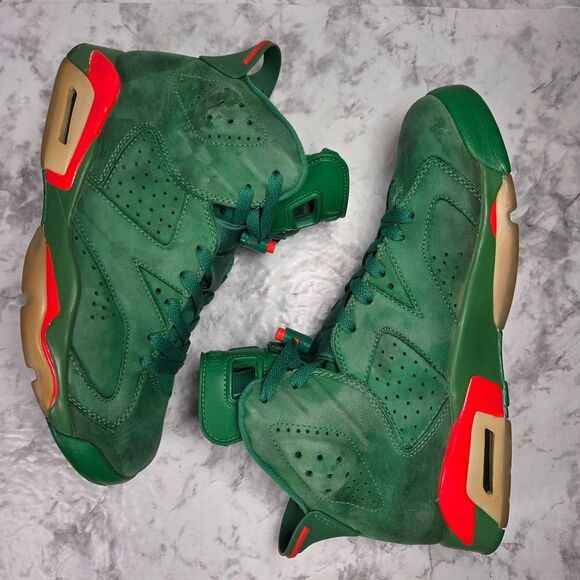 Nike Air Jordan 6 Retro NRG Green Gatorade Men's 10.5 AJ5986-335 Project Restore - Picture 2 of 10